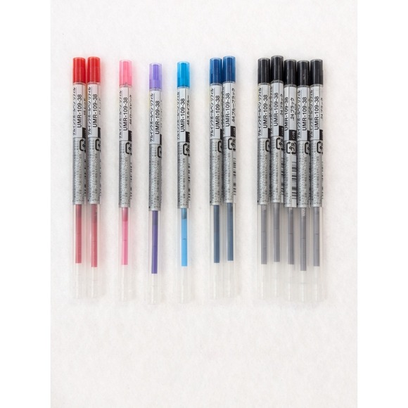 United By Blue Other - Uni Style Fit 0.38 mm Ballpoint Pen Ink Refill Variety (Lot of 12) UMR-109-38